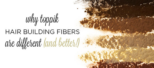 why toppik hair building fibers are different and better