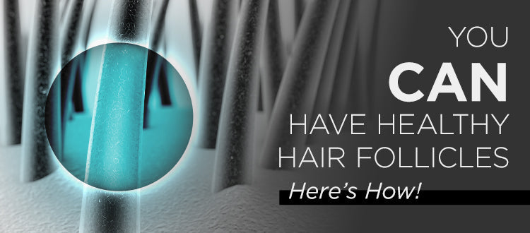 you can have healthy hair follicles, here's how!