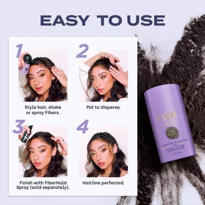 Easy Step-by-Step Guide to Using Toppik Volumizing Micro-Fibers for Fuller, Thicker-Looking Hair