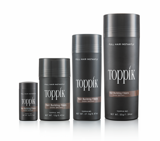 Toppik Hair Building Fibers in Dark Brown, Multi-Size Bottle