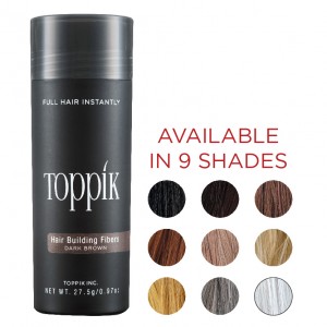 Toppik Hair Fiber is available in 9 colors