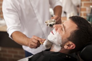 Ready for a shave at the barber's