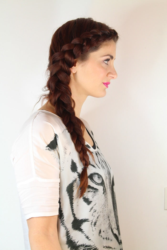 big dutch side braid