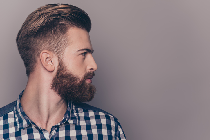 styling a beard with beard fillers