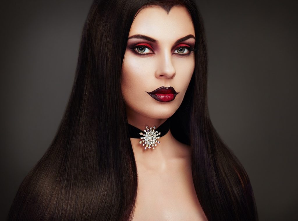 widows peak vampire costume dark long hair halloween hairstyles toppik hair blog