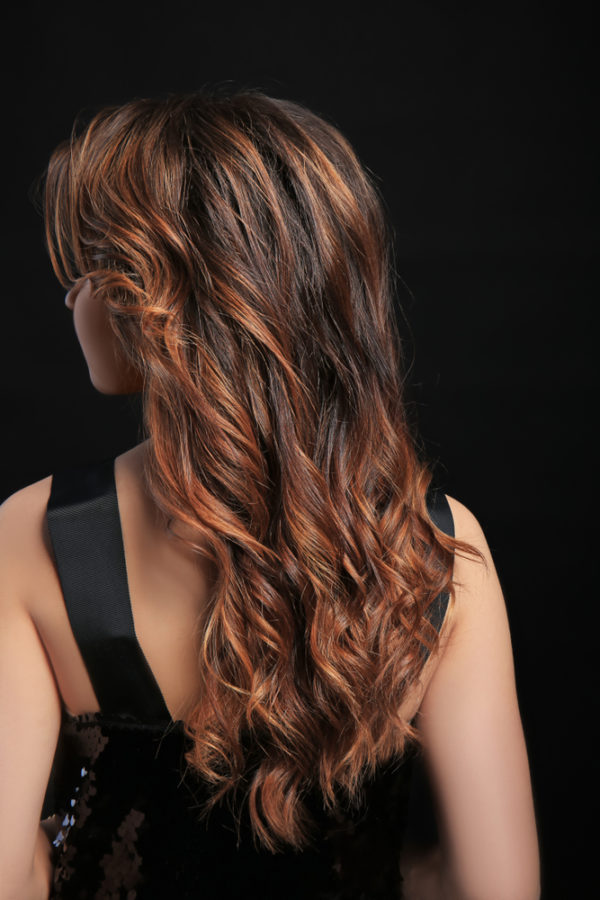 chocolate caramel highlights long curly hair back choosing hair colors for older women toppik hair blog